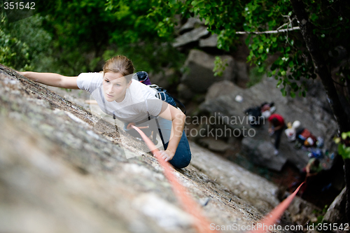 Image of Female Climber