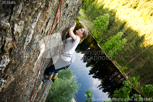 Image of Female Climber