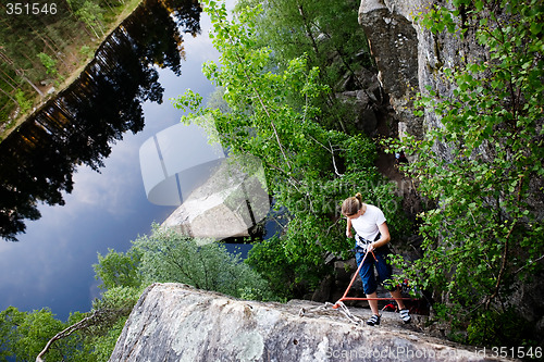 Image of Female Climber