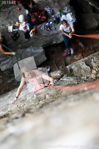 Image of Female Climber