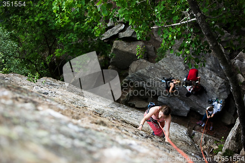 Image of Female Climber