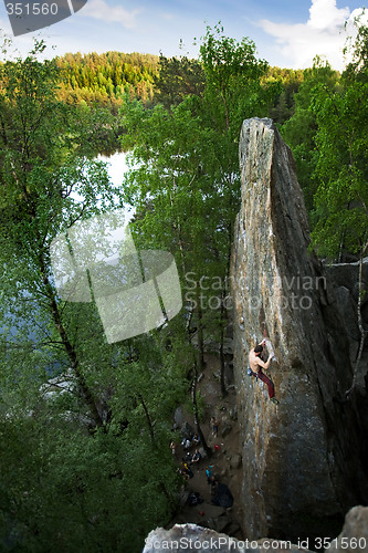 Image of Male Rock Climber