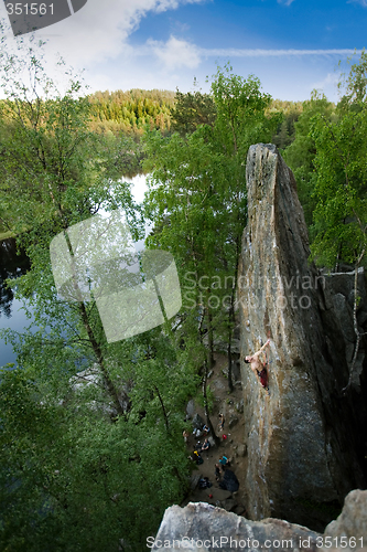 Image of Male Rock Climber