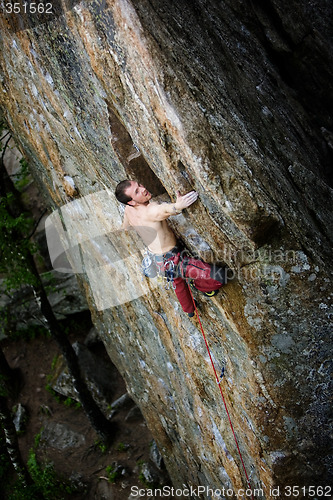 Image of Male Rock Climber