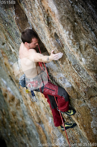 Image of Male Rock Climber