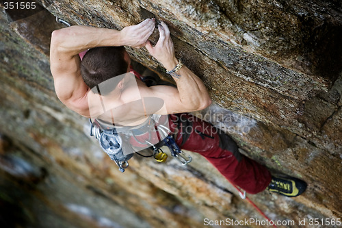 Image of Male Rock Climber