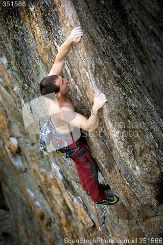 Image of Male Rock Climber