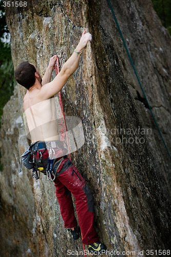 Image of Male Rock Climber