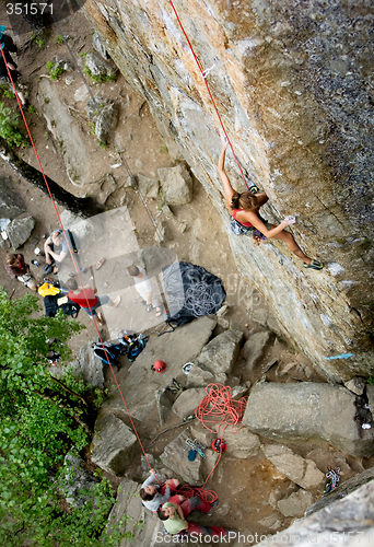 Image of Female Climber