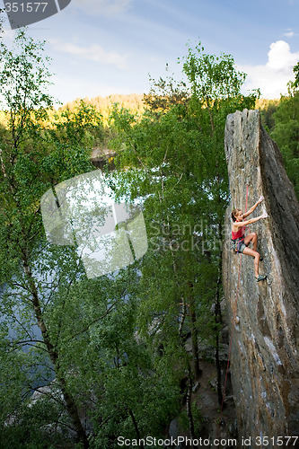 Image of Female Climber