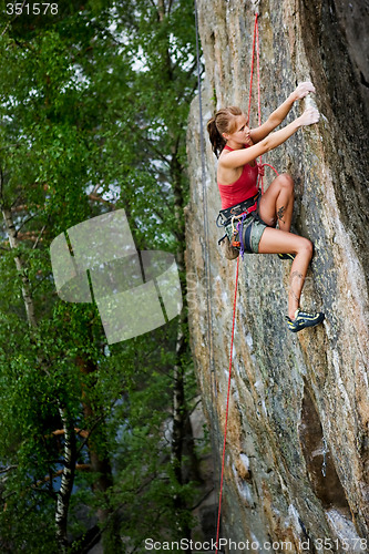 Image of Female Climber