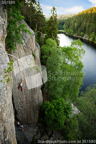 Image of Male Rock Climber