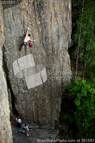 Image of Male Rock Climber