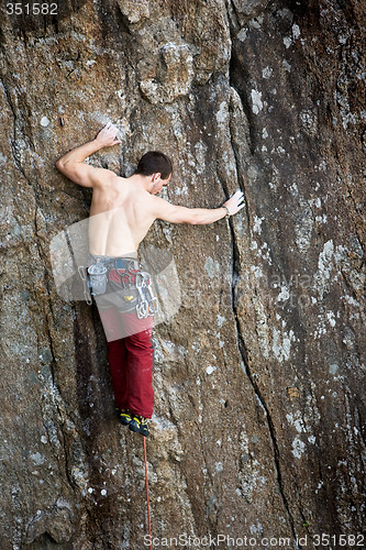 Image of Male Rock Climber