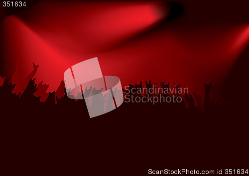 Image of rock red concert