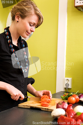 Image of Slicing Tomatoes