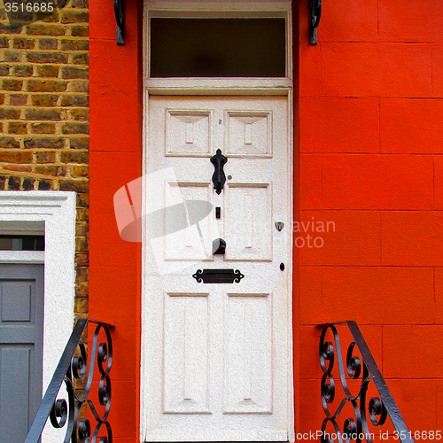 Image of notting   hill  area  in london england old suburban and antique