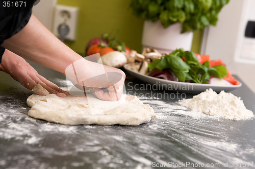 Image of Kneading Bread Dough