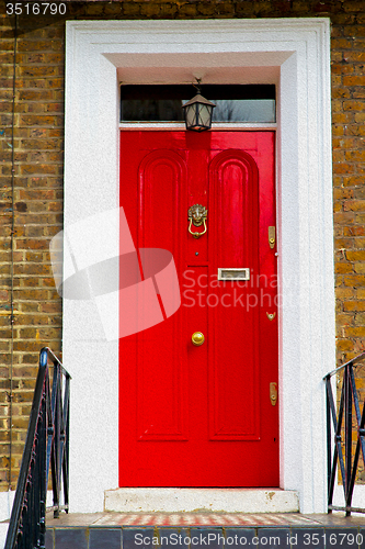 Image of notting   hill  area  in london england old suburban and antique