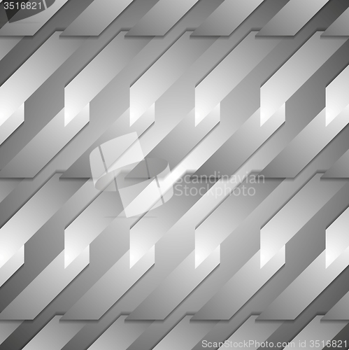 Image of Grey tech geometric background