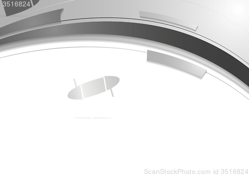 Image of Grey white abstract wavy corporate design