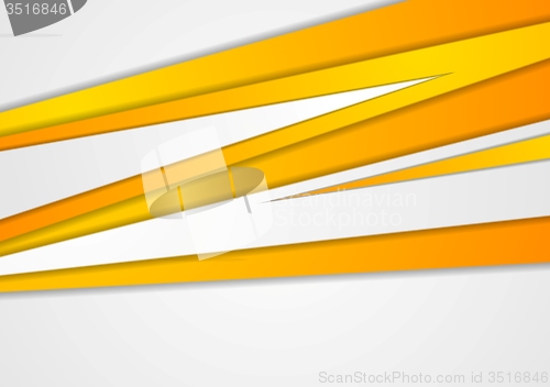 Image of Orange corporate stripes abstract background