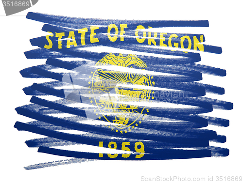 Image of Flag illustration - Oregon