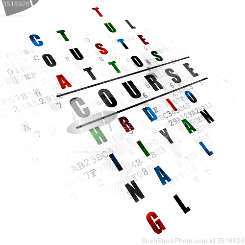 Image of Learning concept: Course in Crossword Puzzle