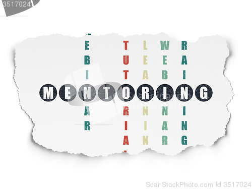 Image of Learning concept: Mentoring in Crossword Puzzle