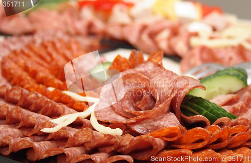 Image of salami rose