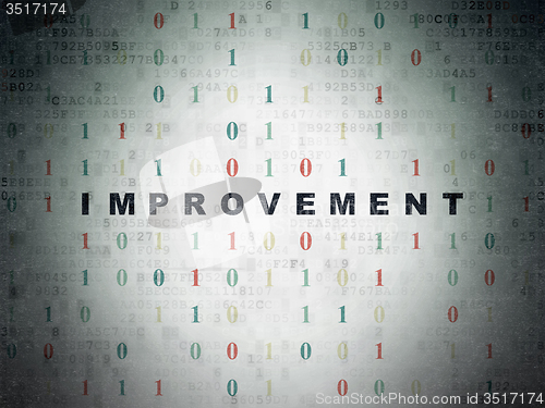 Image of Finance concept: Improvement on Digital Paper background