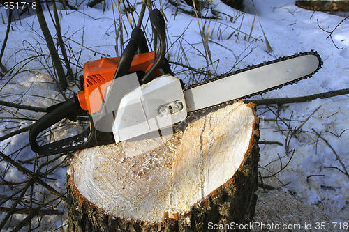 Image of chainsaw