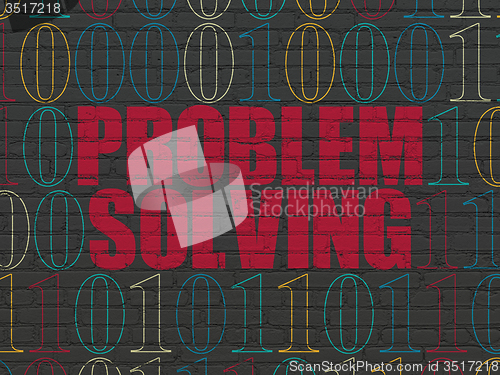 Image of Business concept: Problem Solving on wall background