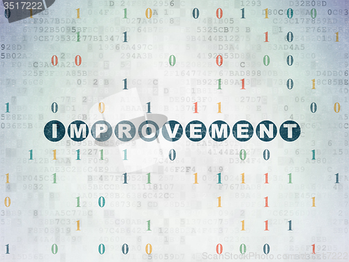 Image of Business concept: Improvement on Digital Paper background