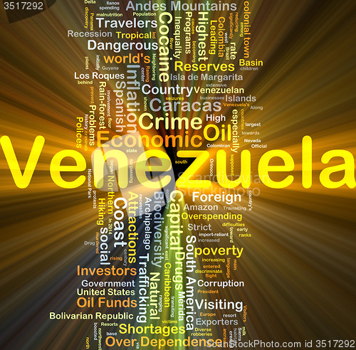 Image of Venezuela background concept glowing