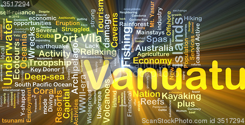 Image of Vanuatu background concept glowing