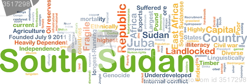 Image of South Sudan background concept