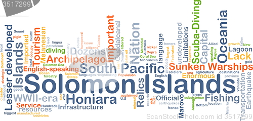 Image of Solomon Islands background concept
