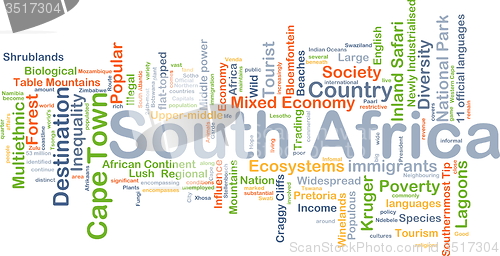 Image of South Africa background concept