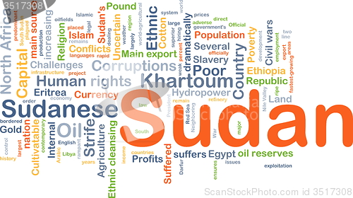 Image of Sudan background concept