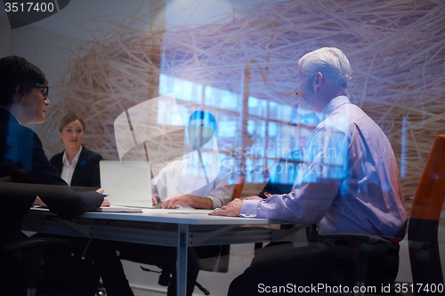 Image of business people group on meeting