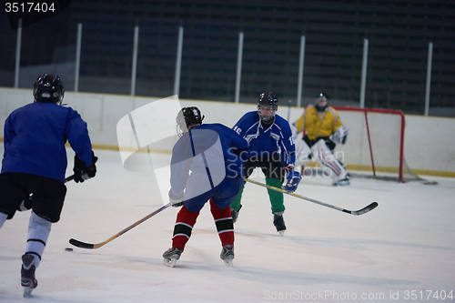 Image of ice hockey sport players