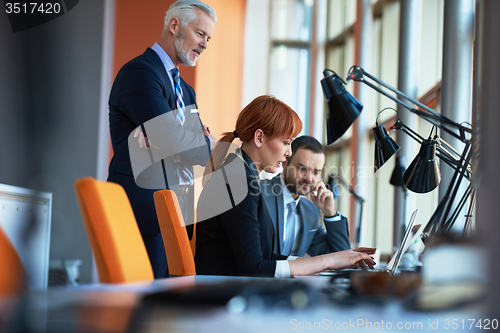 Image of business people group on meeting