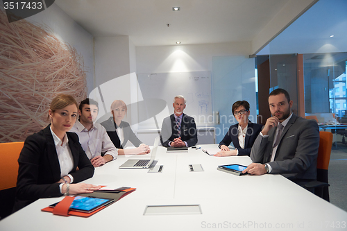 Image of business people group on meeting