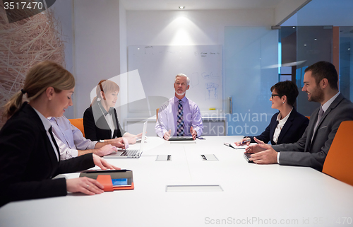 Image of business people group on meeting
