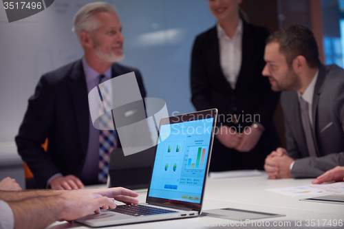 Image of business people group on meeting