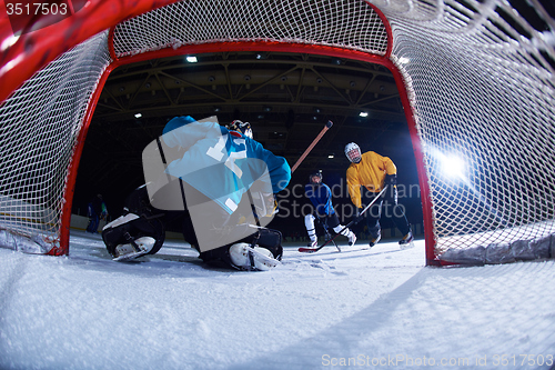 Image of ice hockey goalkeeper