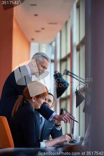 Image of business people group on meeting