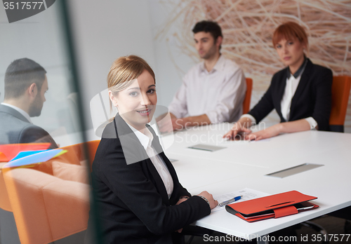 Image of business people group on meeting