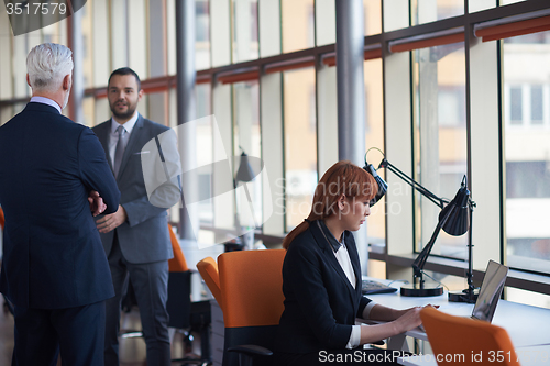 Image of business people group on meeting